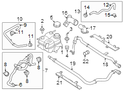 Image of Elbow. RESTRICTOR. image for your 2015 Ford F-150  Lariat Extended Cab Pickup Fleetside 