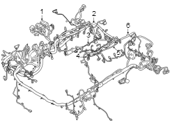 Image of Engine Wiring Harness image for your Ford Mustang  