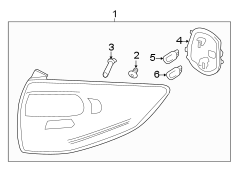Image of Tail Light Assembly (Rear) image for your 2014 Ford F-150   