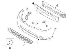 FRONT BUMPER. BUMPER & COMPONENTS. (1/1)