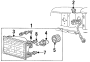FRONT LAMPS. HEADLAMP COMPONENTS. (1/1)