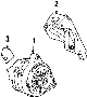 Image of Alternator image for your 1993 Ford F-150 4.9L 6 cylinder A/T 4WD XLT Standard Cab Pickup Stepside 