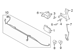 Image of Parking Aid System Wiring Harness image for your 2020 Ford F-150  Raptor Crew Cab Pickup Fleetside 