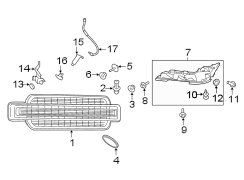 Image of Grille (Lower) image for your 2017 Ford F-150   