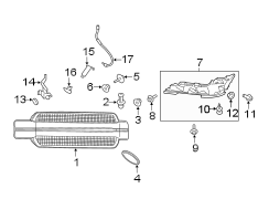 Image of Headlight Washer Hose image for your Ford F-150  