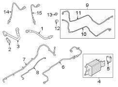 Image of Purge. Tube. Bracket. Valve. Fuel. Control. Support. image for your 2019 Ford F-150  King Ranch Crew Cab Pickup Fleetside 