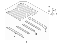 Image of Truck Bed Floor image for your 1998 Ford F-150   