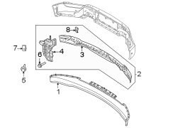 Image of Radiator Support Air Deflector (Front, Lower) image