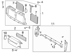 Image of Radiator Support Air Deflector (Front, Lower) image for your 2005 Ford F-150   