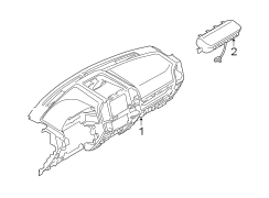 Image of Instrument Panel Cover (Lower) image for your 2013 Ford F-150 5.0L V8 FLEX A/T RWD FX2 Crew Cab Pickup Fleetside 