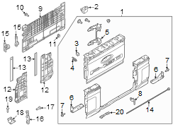 Image of ROLLER. image for your 2019 Ford F-150 2.7L EcoBoost V6 A/T RWD Lariat Crew Cab Pickup Fleetside 