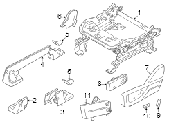 Image of Seat Heater Control Module image for your 2017 Lincoln MKZ Black Label Hybrid Sedan  