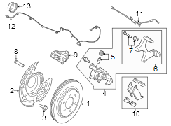 Image of Brake Hydraulic Hose image for your 2024 Ford F-150   