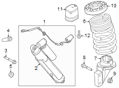 Image of Beam Axle Damper image for your 2019 Ford F-150   