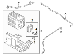 Image of Oxygen Sensor (Rear, Lower) image for your 2014 Lincoln MKZ Base Sedan  