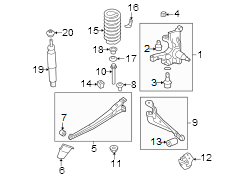 Image of Suspension Shock Absorber image for your 2000 Ford E-150 Econoline Club Wagon   