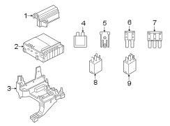 Image of Fuse Box Cover image for your 2018 Lincoln MKZ   