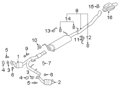 Image of Exhaust Pipe (Rear) image for your Ford Expedition  