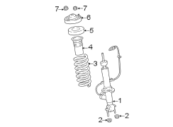 Image of Suspension Shock Absorber image for your 2020 Ford F-150 3.0L Power-Stroke V6 DIESEL A/T 4WD Platinum Crew Cab Pickup Fleetside 