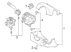 Image of Switch. Combination Switch. Exc. image for your 2023 Ford Edge   