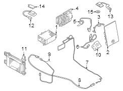 Image of GPS Navigation System Connector image for your 1987 Ford Bronco   