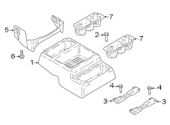 Image of Center Console image for your 1998 Ford F-150   