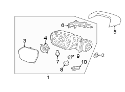 Image of Door Mirror Cover image for your Ford Expedition  