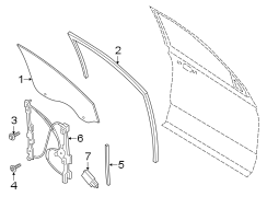 Image of Door Glass image for your Ford Expedition  