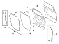 Image of Door Shell (Rear) image for your 2019 Ford Expedition   