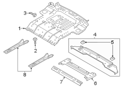 Image of Floor Pan (Rear) image for your Ford