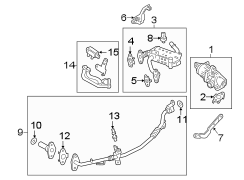 Image of Exhaust Gas Recirculation (EGR) Valve image for your 2023 Ford Bronco   