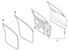 Image of Door Shell (Front) image for your Ford Ranger  