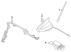 Image of Radio Antenna Mast image for your Ford Ranger  