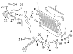 Image of By - Passenger hose. image for your 2011 Ford F-350 Super Duty 6.2L V8 FLEX A/T 4WD XL Extended Cab Pickup 