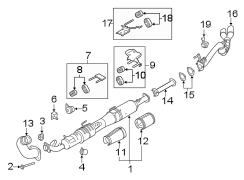 Image of Exhaust Clamp (Front) image for your Lincoln MKZ  