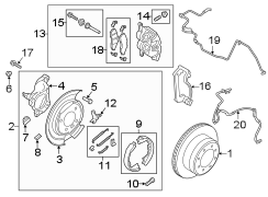 Image of ABS Wheel Speed Sensor (Rear) image for your Ford F-250 Super Duty  