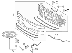 Image of Grille Emblem image for your Ford F-150  