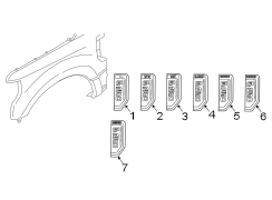 Image of Fender Emblem image for your 1992 Ford Bronco   