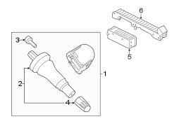 Image of Tire Pressure Monitoring System (TPMS) Valve Stem Cap image for your Ford Fusion  