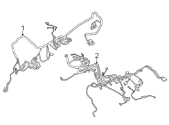 Image of Instrument Panel Wiring Harness image for your 1990 Ford F-150   