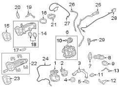 Image of Exhaust Gas Recirculation (EGR) Vacuum Delay Valve image for your 1985 Ford F-150   