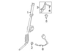 Image of Seat Belt Height Adjuster image for your 2010 Ford Expedition   