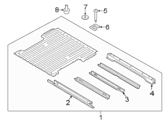 Image of Truck Bed Floor image for your 2007 Ford F-150   