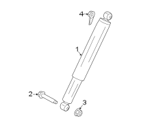 Image of Suspension Shock Absorber image for your 2008 Lincoln MKZ   