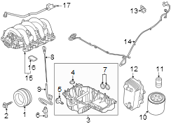 Image of Engine Intake Manifold image for your 2013 Ford Police Interceptor Utility 3.7L V6 A/T FWD Base Sport Utility 