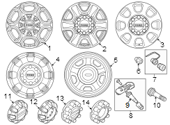 Image of Wheel Cap image for your 2023 Ford Mustang 2.3L EcoBoost A/T EcoBoost Coupe 