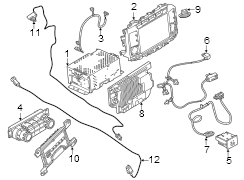 Image of Audio Auxiliary Jack Connector image for your Ford Bronco Sport  