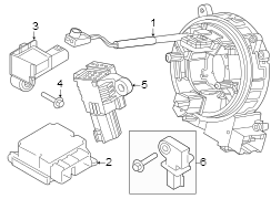 Image of Air Bag Clockspring image for your 2013 Ford F-150 5.0L V8 FLEX A/T RWD Platinum Crew Cab Pickup Fleetside 