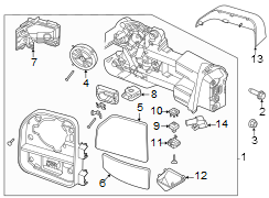 Image of Door Mirror (Rear) image for your Ford Probe  