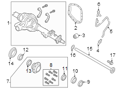 Image of Drive Axle Shaft Bolt image for your Ford F-350 Super Duty  